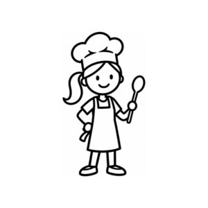 Adesivo Família - Mãe cozinheira