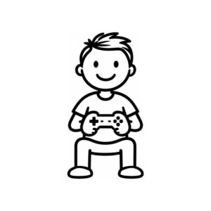 Adesivo Família - Pai gamer