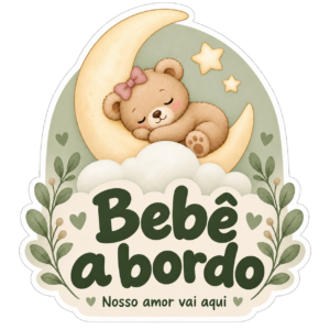 Bebê a bordo - Ursinhos na lua